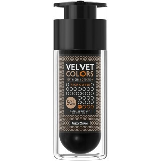 FREZYDERM VELVET COLORS MAQUILLAJE ALTA COBERTURA SPF 50+ WATER RESIST 30ML
