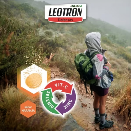 LEOTRON VITAMINA C COMPRIMIDOS EFERVESCENTES 36 +18 GRATIS SABOR NARANJA