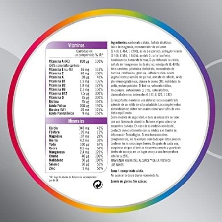 MULTICENTRUM MUJER 50+ 30 COMPRIMIDOS