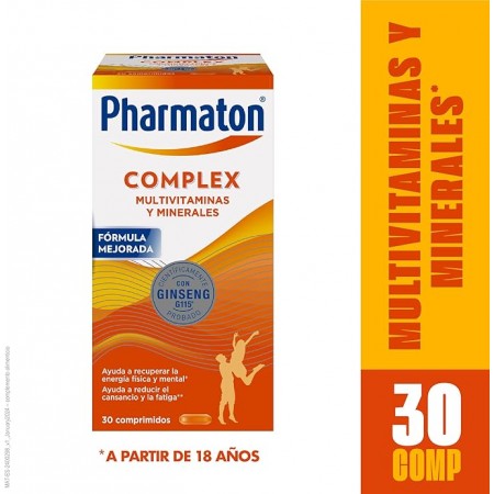 PHARMATON COMPLEX 30 COMPRIMIDOS
