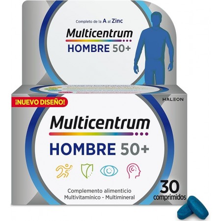 MULTICENTRUM HOMBRE 50+ 30 COMPRIMIDOS