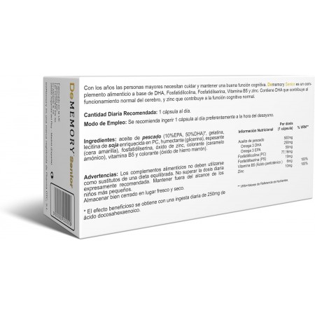 DEMEMORY SENIOR 30 CAPSULAS
