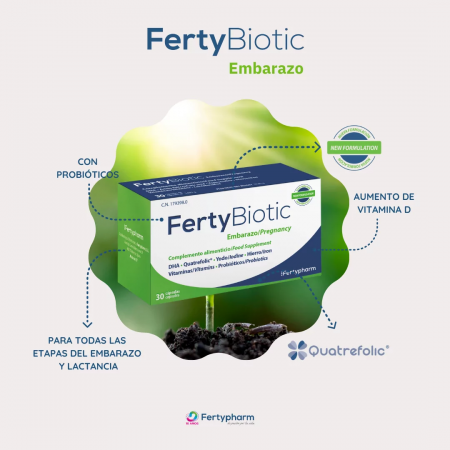 FERTYBIOTIC EMBARAZO 30 CAPSULAS