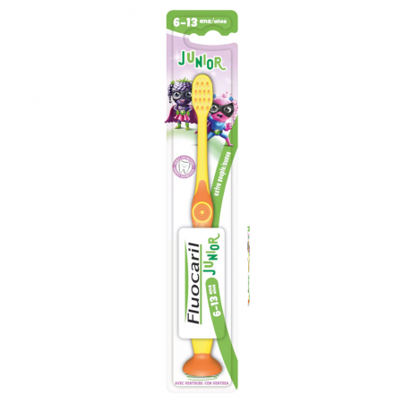 FLUOCARIL CEPILLO DENTAL JUNIOR EXTRA SUAVE 6-13 AÑOS CON VENTOSA