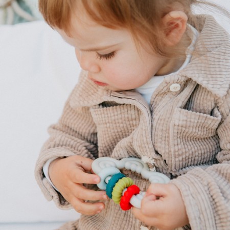 SUAVINEX MORDEDOR DIDACTICO DE SILICONA SOFT TOUCH FORTALECEDOR DIENTES +6 MESES