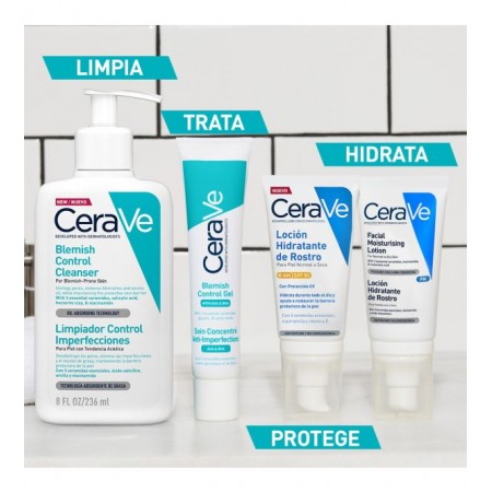 CERAVE BLEMISH LIMPIADOR CONTROL DE ANTI IMPERFECCIONES  GEL 236 ML