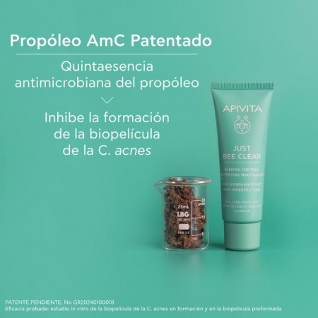 APIVITA JUST BEE CLEAR CREMA ANTIIMPERFECCIONES MATIFICANTE HIDRATANTE 40ML