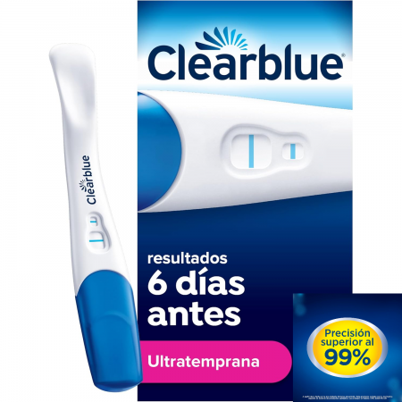 CLEARBLUE TEST DE EMBARAZO ULTRATEMPRANA 6 DIAS ANTES PACK AHORRO 2 PRUEBAS TEST