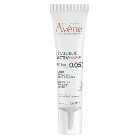 AVENE HYALURON ACTIV PROCEDURE RETINAL 0.05% MICRO-LIFT OJOS & LABIOS CREMA 15 ML