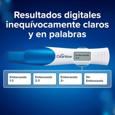 CLEARBLUE PACK TEST DE EMBARAZO ULTRATEMPRANA + TEST CON INDICADOR DIGITAL DE SEMANAS 2 PRUEBAS TEST
