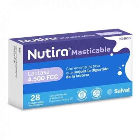 NUTIRA LACTASA 4500 FCC 28 COMP MASTICABLES