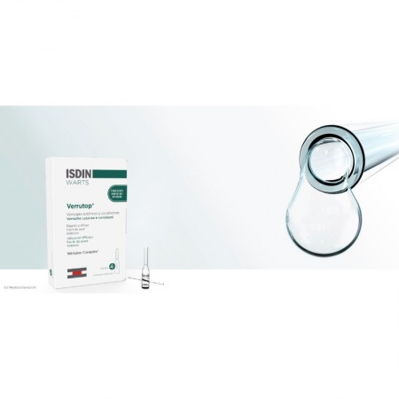 VERRUTOP ISDIN WARTS ANTIVERRUGAS SOLUCION CUTANEA 4 AMPOLLAS 0.10ML Y APLICADORES