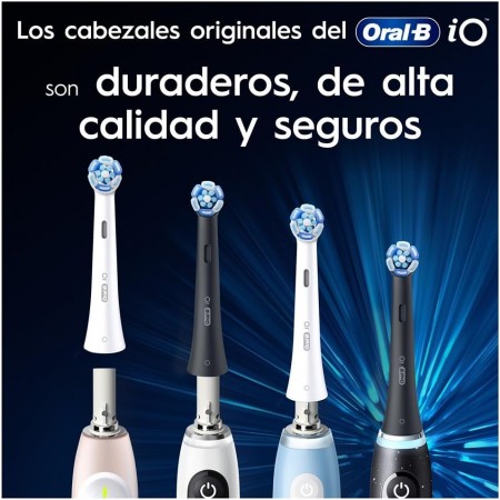 ORAL B RECAMBIOS CABEZAL CEPILLO IO2 RADIANT WHITE 4 RECAMBIOS