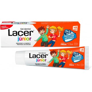 LACER JUNIOR GEL DENTAL SABOR FRESA 75ML