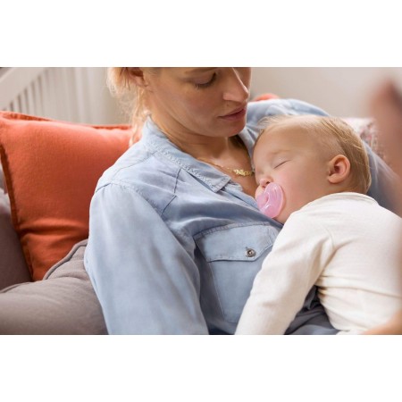 CHUPETE SILICONA NUK SENSITIVE SILICONA 6-18 MESES 2 CHUPETES