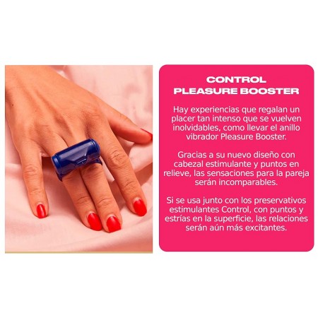 CONTROL PLEASURE BOOSTER ANILLO VIBRADOR 1 ANILLO
