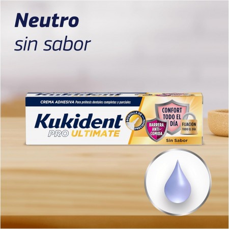 KUKIDENT PRO ULTIMATE SIN SABOR CONFORT TODO EL DIA 40 GRS