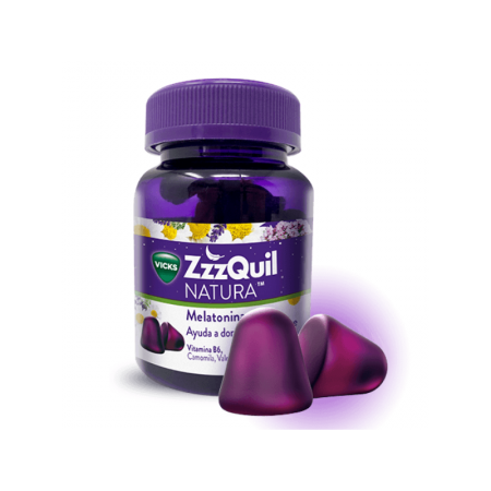 ZZZQUIL NATURA MELATONINA PACK 3 MESES 90 GUMMIES