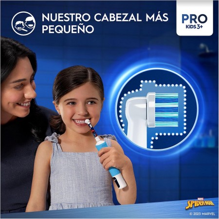 ORAL B CEPILLO ELECTRICO INFANTIL SPIDERMAN 3+ AÑOS