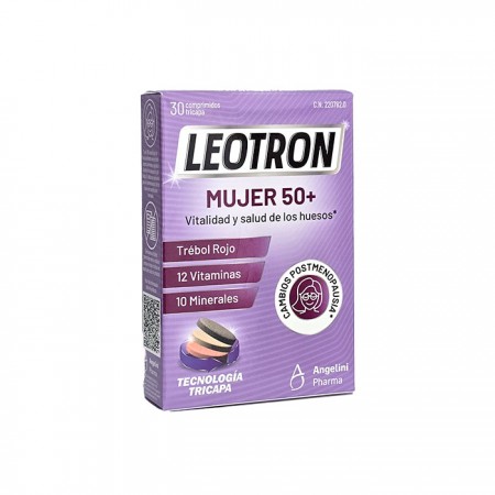 LEOTRON MUJER 50+ 30 COMPRIMIDOS TRICAPA