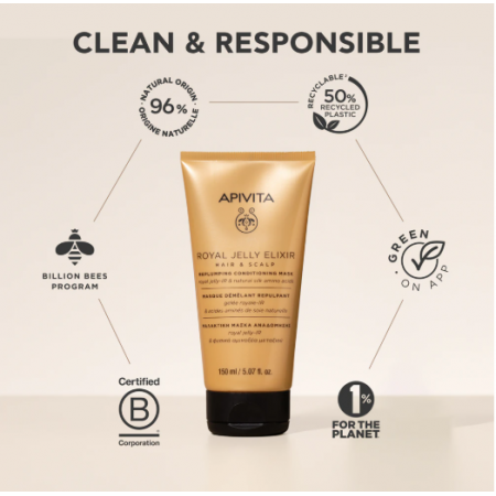 APIVITA ROYAL JELLY ELIXIR MASCARILLA ACONDICIONADORA REPULPANTE 150 ML