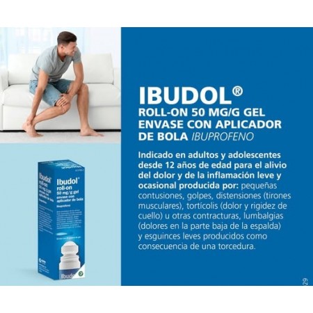 IBUDOL ROLL-ON 50 MG/G GEL CUTANEO 60 G