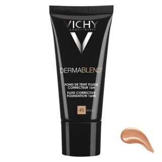 VICHY DERMABLEND FONDO DE MAQUILLAJE CORRECTOR GOLD 45 30 ML