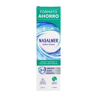NASALMER AGUA DE MAR FUERZA MEDIA 2 SPRAY NASAL 210 ML