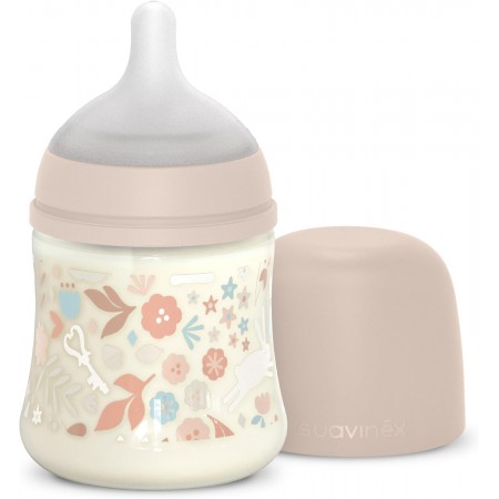 SUAVINEX BIBERON TETINA DE SILICONA SXPRO ANTI COLICO FUJO S +0 MESES 150 ML