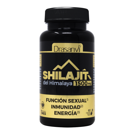 DRASANVI SHILAJIT DEL HIMALAYA. FUNCION SEXUAL, ENERGÍA E INMUNIDAD 1500MG