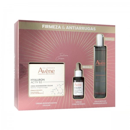 AVENE PACK FIRMEZA & ARRUGAS HYALURON ACTIV B3 CREMA REGENERADORA 50ML + REGALO 2 MINITALLAS