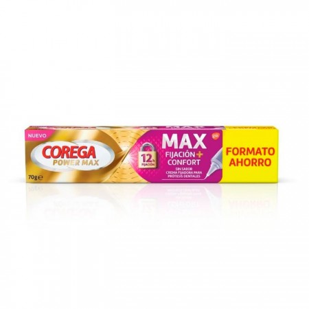 COREGA ADHESIVO SIN SABOR MAX FIJACION + CONFORT 1 TUBO 70 G