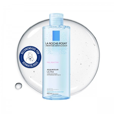 LA ROCHE POSAY TOLERIANE AGUA MICELAR PIEL REACTIVA Y SENSIBLE 400 ML