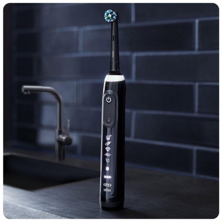 ORAL B RECAMBIOS CROSS ACTION CEPILLO DENTAL ELECTRICO 6 CABEZALES COLOR NEGRO