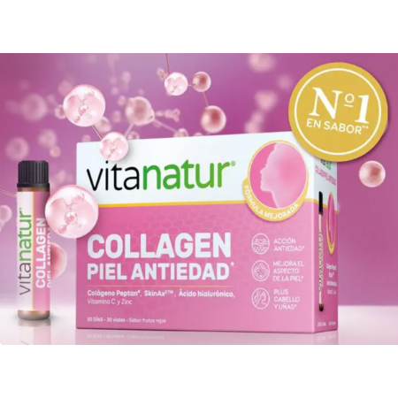 VITANATUR COLLAGEN PIEL ANTIEDAD PACK 3 MESES 90 VIALES 25ML