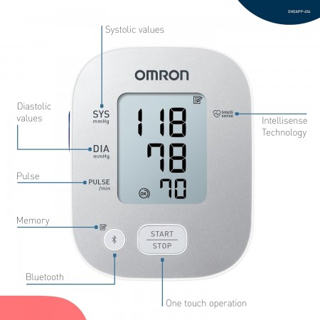 OMRON TENSIOMETRO MONITOR DE PRESION ARTERIAL DE BRAZO M2+