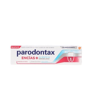 PARODONTAX BLANQUEANTE + ENCIAS + ALIENTO & SENSIBILIDAD  1 TUBO 75 ML