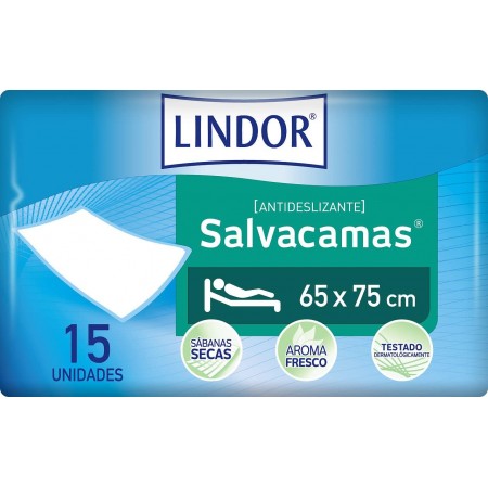 LINDOR SALVACAMAS 65 X 75 15 UNIDADES