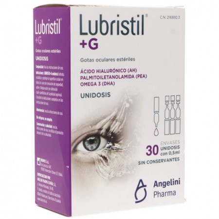 LUBRISTIL +G 30 ENVASES UNIDOSIS 0,5 ML