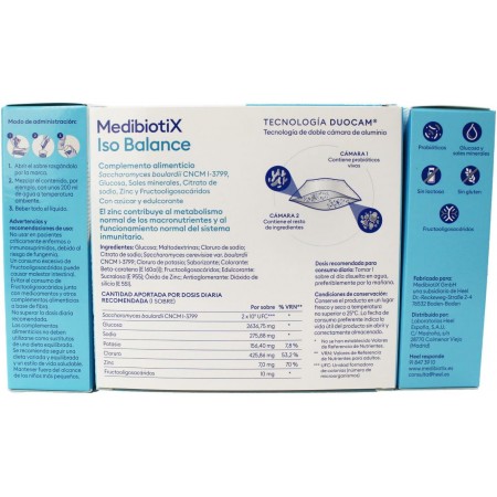 MEDIBIOTIX ISO BALANCE 10 SOBRES 6 G