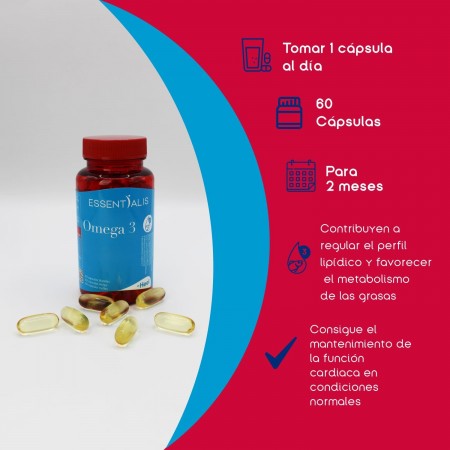 ESSENTIALIS OMEGA 3 60 CAPSULAS BLANDAS