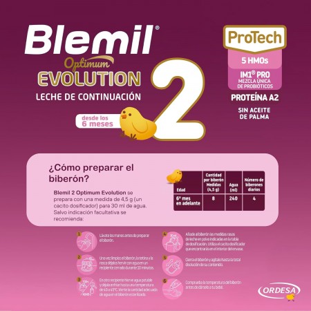 BLEMIL OPTIMUM EVOLUTION 2 LECHE EN POLVO 800 G