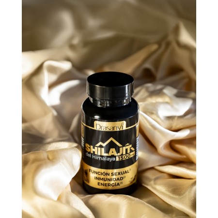 DRASANVI SHILAJIT DEL HIMALAYA. FUNCION SEXUAL, ENERGÍA E INMUNIDAD 1500MG