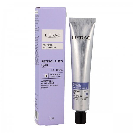 LIERAC PROTOCOLO ANTIARRUGAS RETINOL PURO 0.3% CREMA 30ML