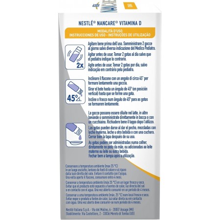 NAN CARE VITAMINA D GOTAS 6 ML