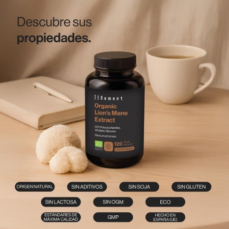 ZENEMENT EXTRACTO DE MELENA DE LEON ECOLOGICO 120 CAPSULAS VEGANAS