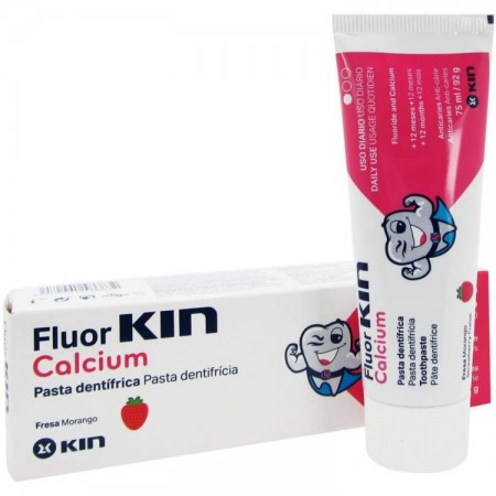 FLUOR KIN CALCIUM PASTA DENTIFRICA INFANTIL 75 ML