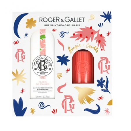 ROGER & GALLET COFRE AGUA PERFUMADA FLEUR DE FIGUIER 100ML + REGALO VELA