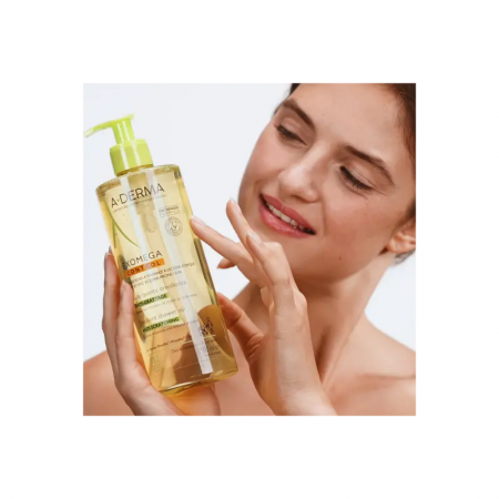 A-DERMA EXOMEGA CONTROL ACEITE LIMPIADOR EMOLIENTE 1 L