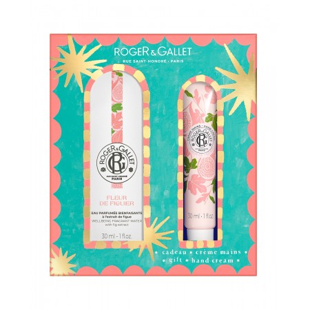 ROGER & GALLET COFRE AGUA PERFUMADA FLEUR THE FIGUIER 30ML + PERFUME SOLIDO FDF 5G